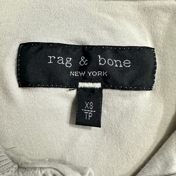 Rag & Bone Polo Shirt Men's XS Gray Pima Cotton Short Sleeve Collared Pullover - Picture 3 of 8